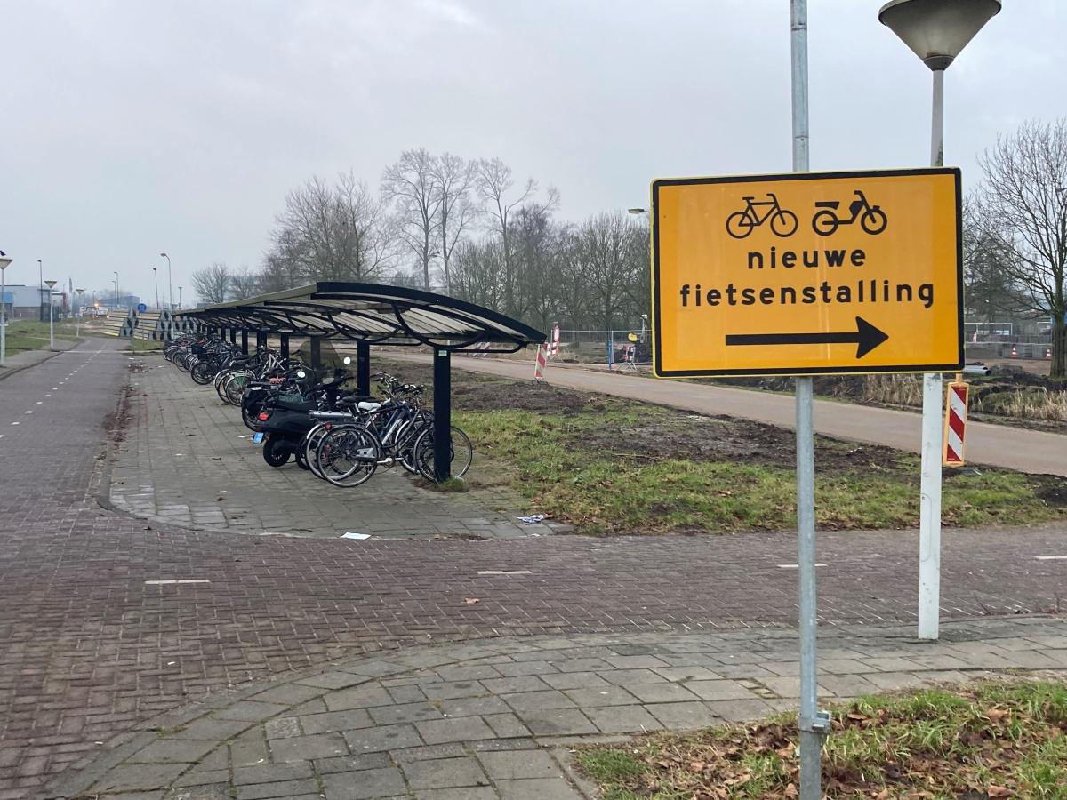 Verplaatsing fietsenstalling De Vlinder