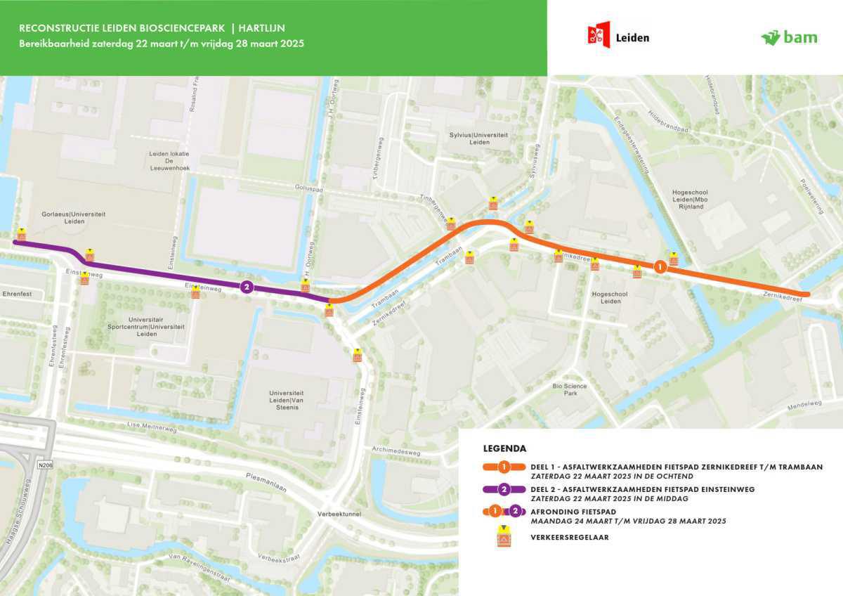 Werkzaamheden Zernikedreef en Einsteinweg Werkzaamheden Zernikedreef en Einsteinweg