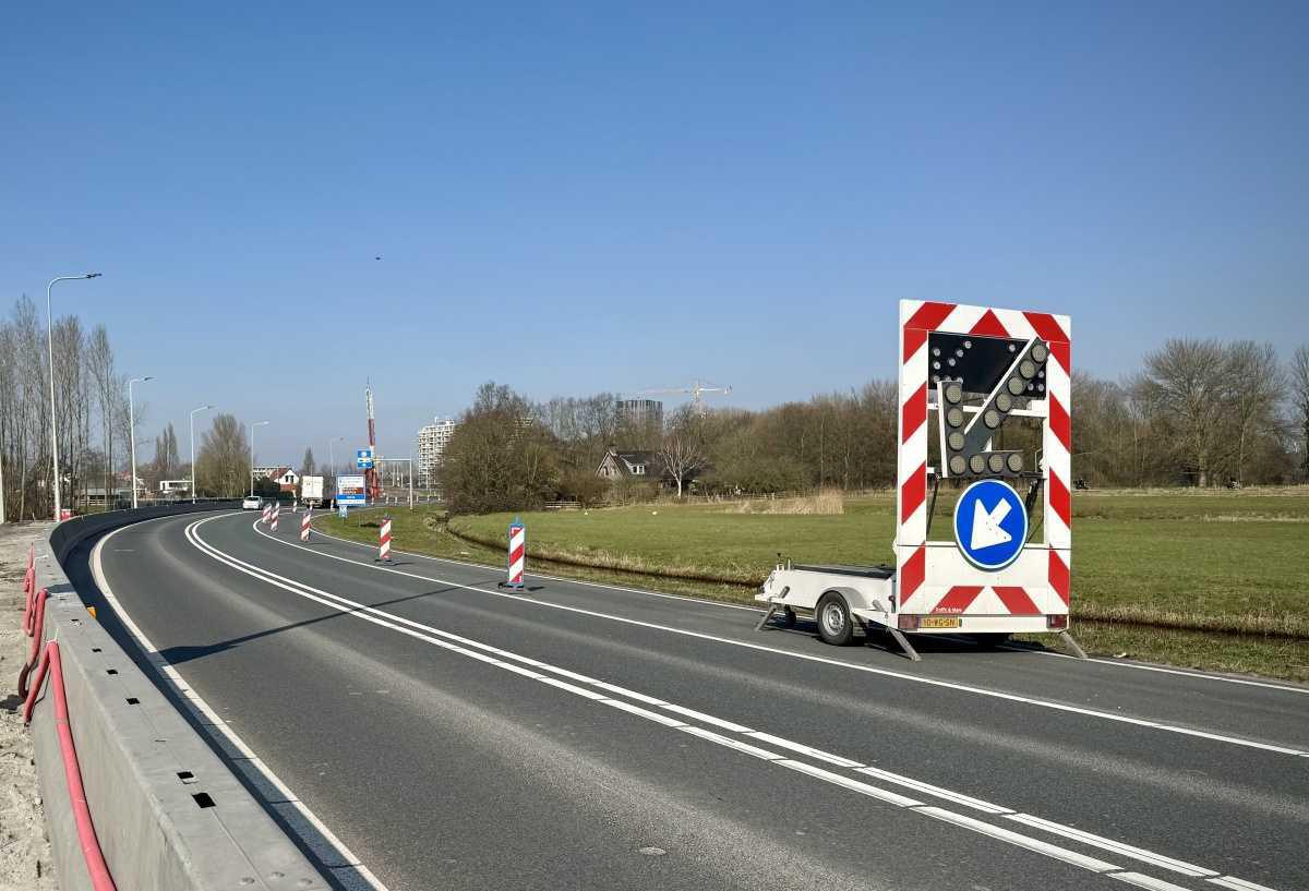 Asfaltreparatie N206 Europaweg 8 april