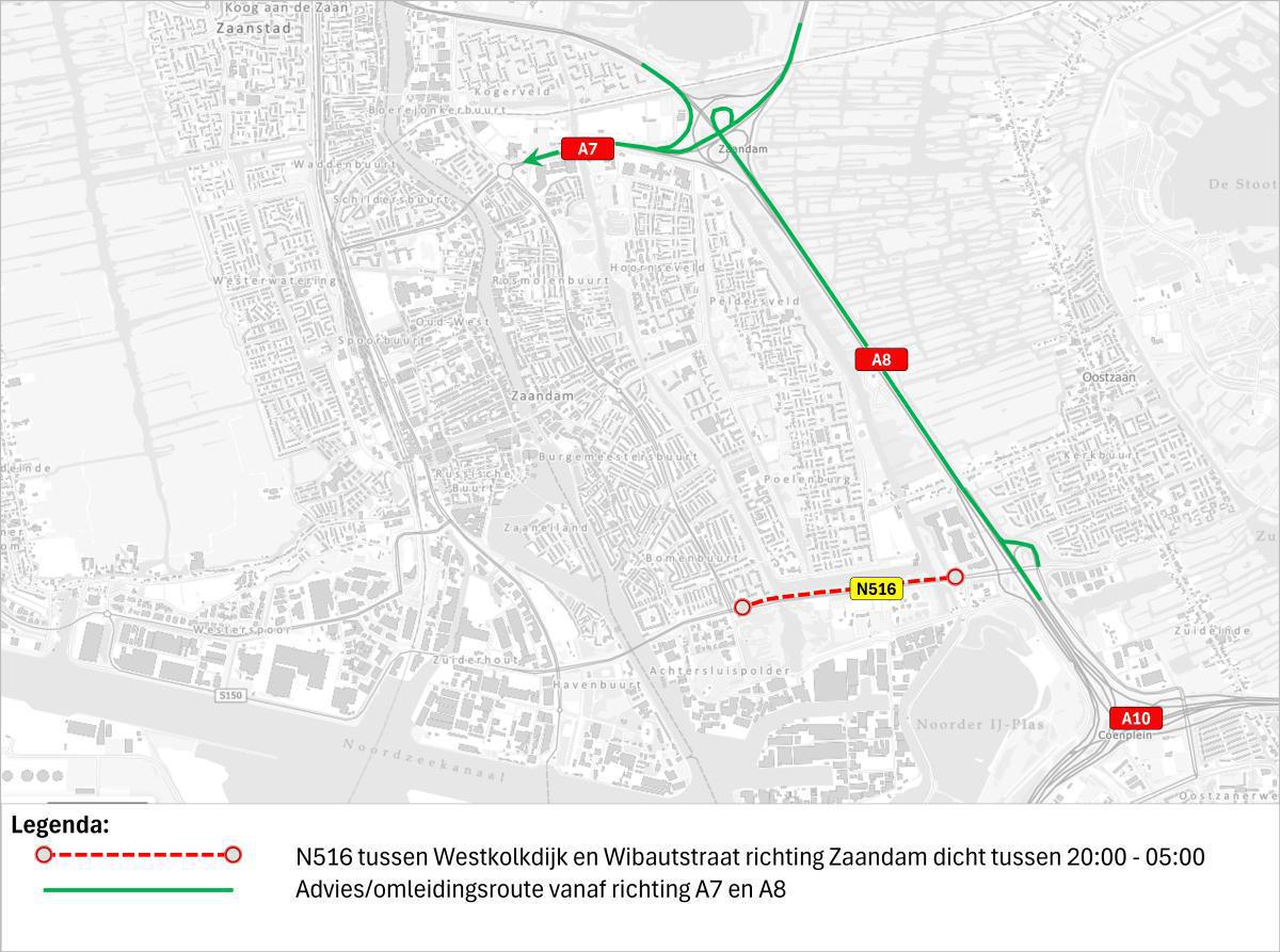 Asfaltwerkzaamheden 6 en 7 mei