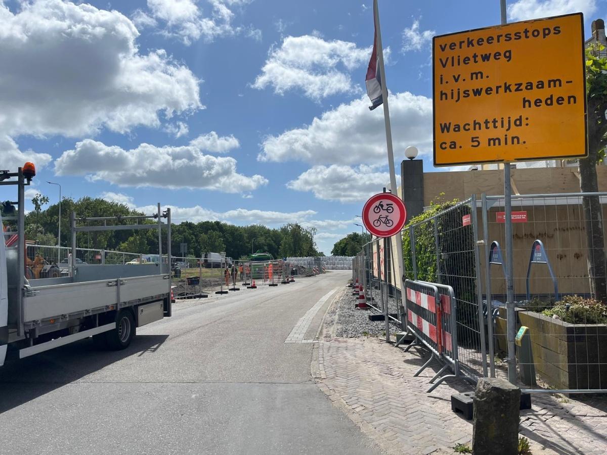 Verkeersstops Vlietweg 26/27/28 mei
