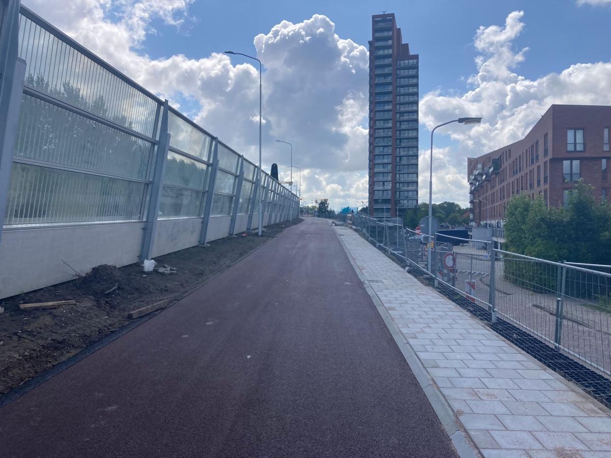 Fietspad Dr. J.M. den Uylweg klaar Fietspad Dr. J.M. den Uylweg klaar