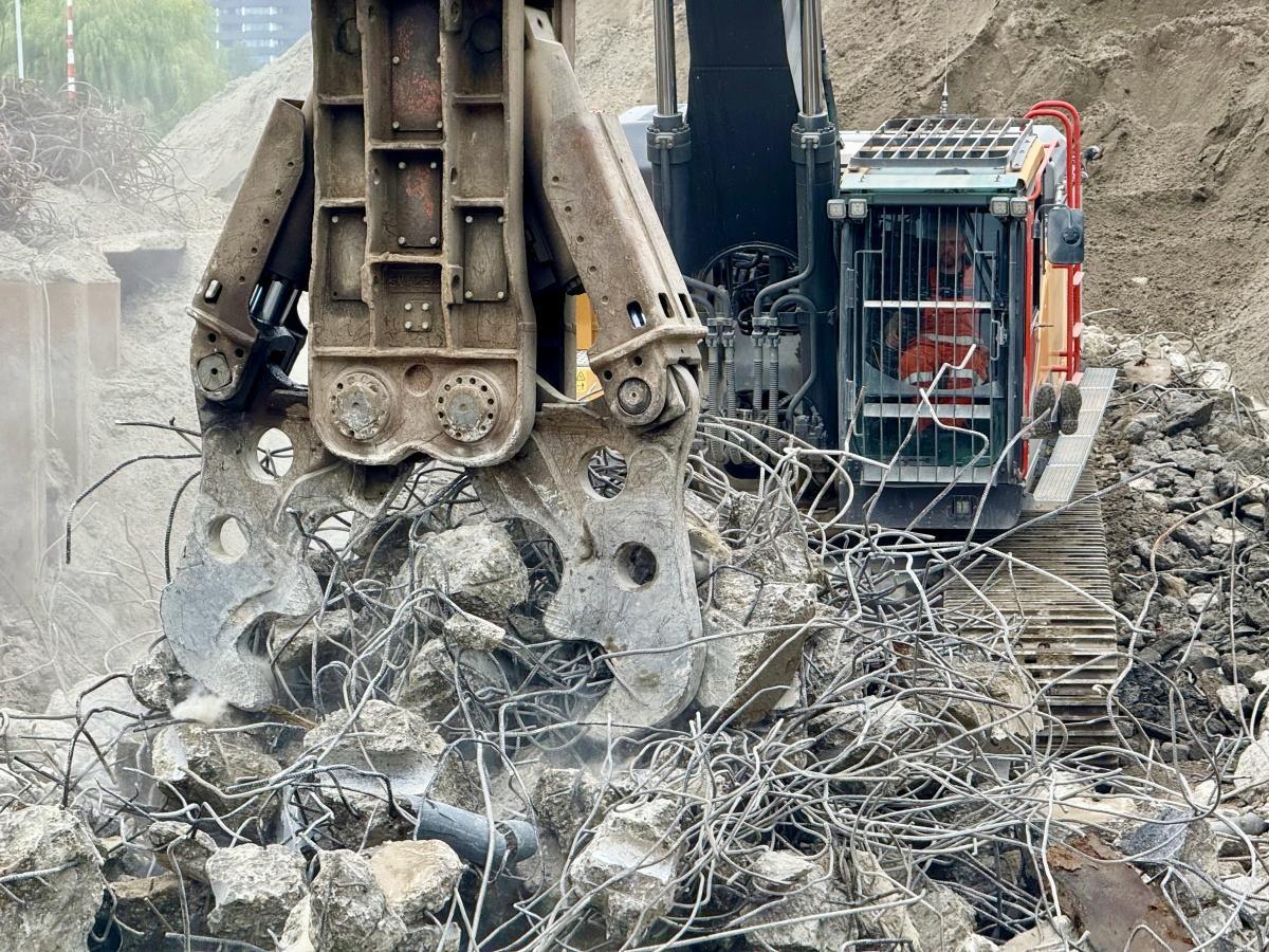 Sloop Trekvliet-fietstunnel Sloop Trekvliet-fietstunnel