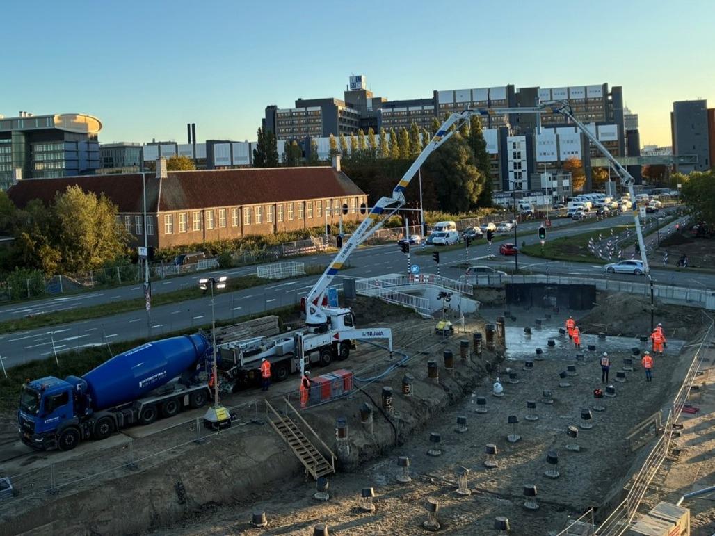 Eerste beton onderdoorgangen is gestort Eerste beton onderdoorgangen is gestort