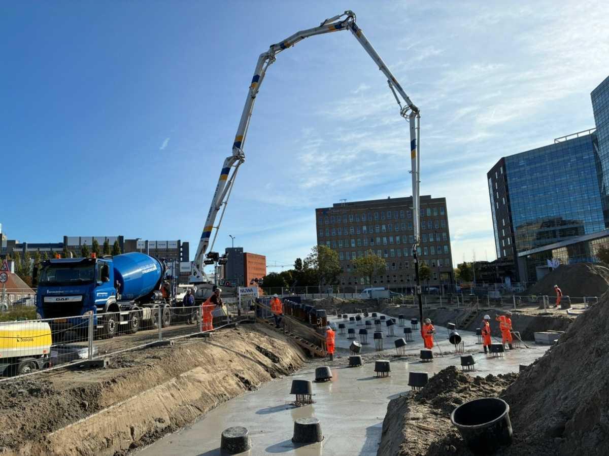 Eerste beton onderdoorgangen is gestort Eerste beton onderdoorgangen is gestort