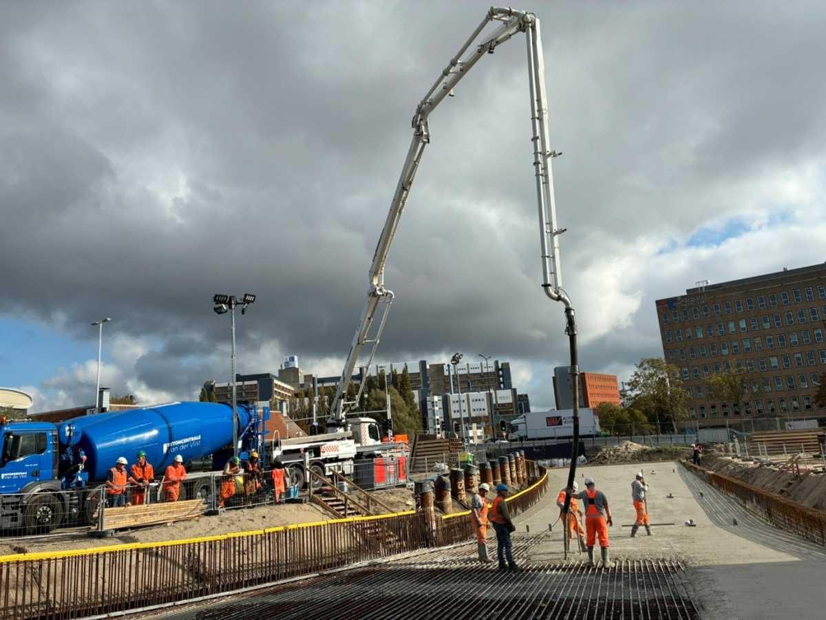 Voortgang bouw onderdoorgang Vondellaan Voortgang bouw onderdoorgang Vondellaan