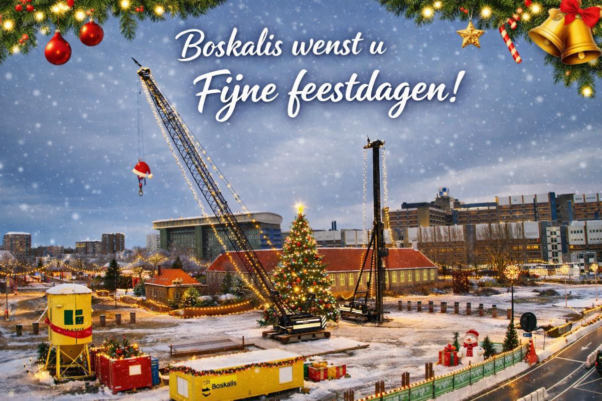 Boskalis wenst u fijne feestdagen toe!