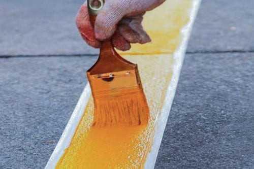 Belijning opfrissen N516 en Verlengde stellingweg