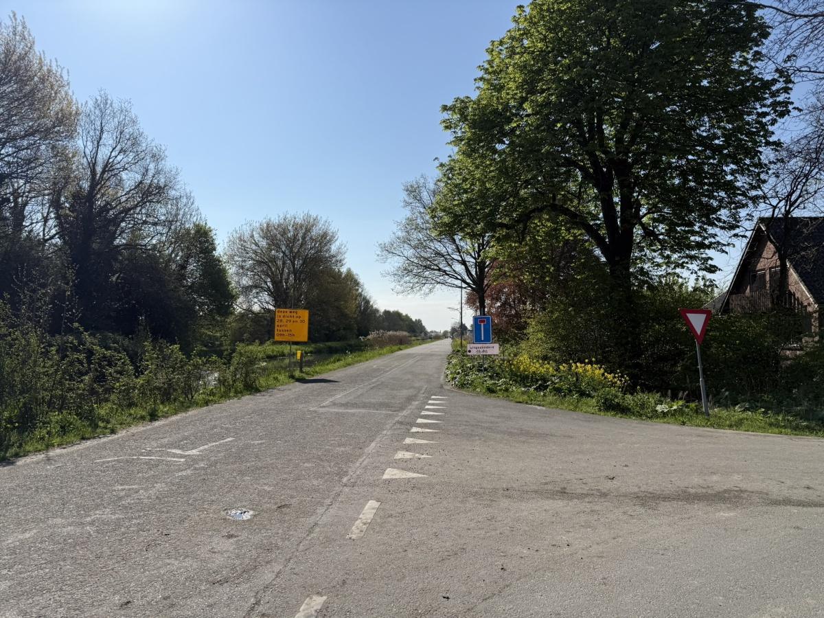 Werkzaamheden Dunea/ Hanab: afsluiting Vrouwenweg