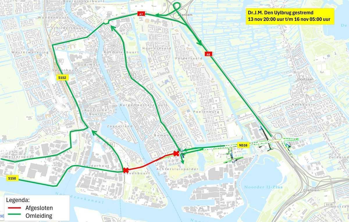 Laatste fase werkzaamheden Thorbeckeweg: de komende omleidingen op een rij