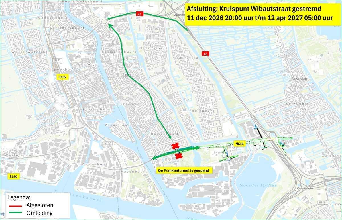 Laatste fase werkzaamheden Thorbeckeweg: de komende omleidingen op een rij Laatste fase werkzaamheden Thorbeckeweg: de komende omleidingen op een rij