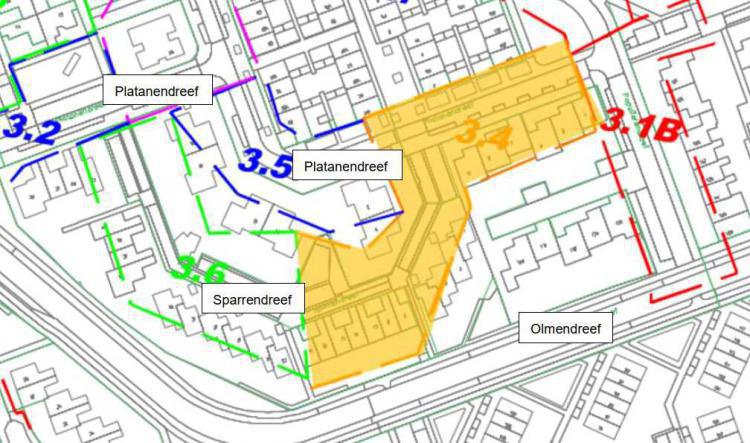 Start werkzaamheden deelgebied 3.4  -->  Dinsdag 5 maart 2024