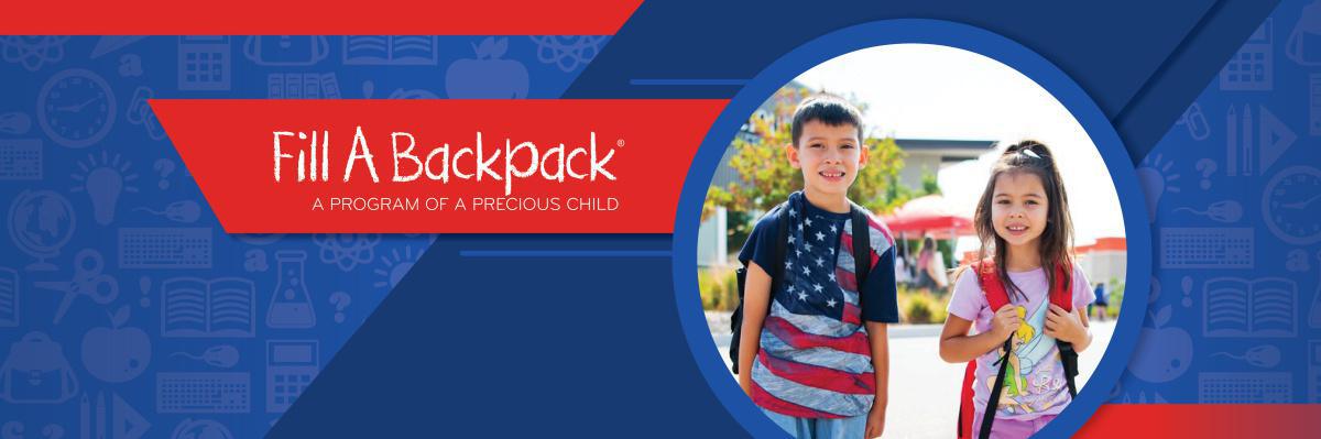 A Precious Child - Fill a backpack