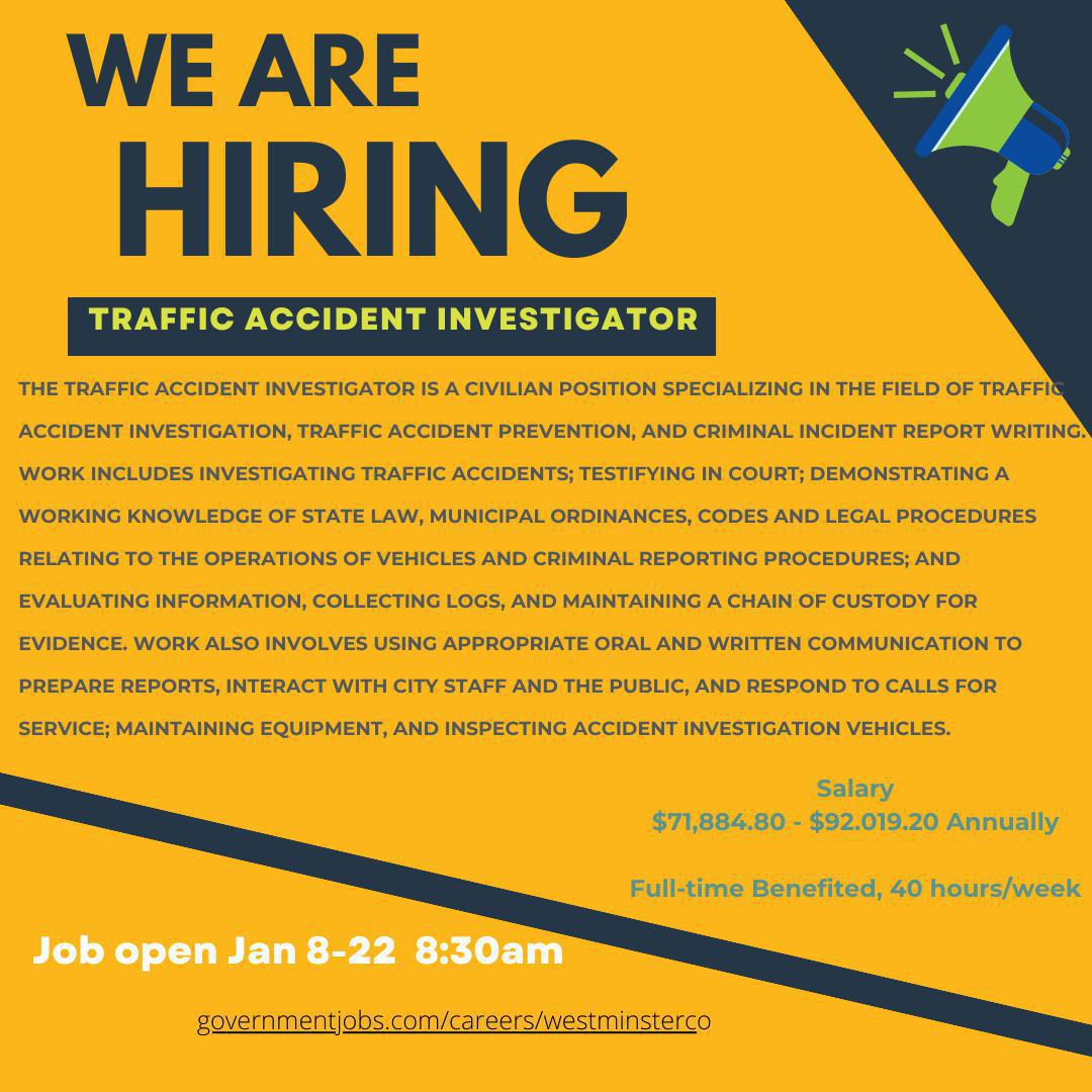 Traffic Accident Investigator Traffic Accident Investigator