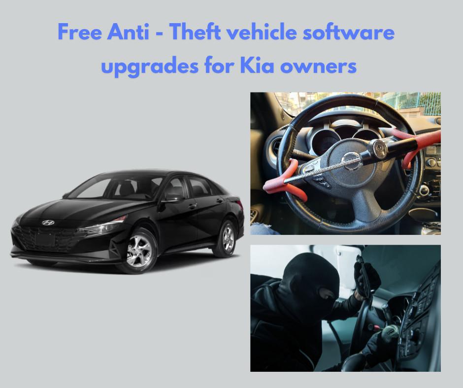  Kia America is hosting a FREE anti-theft software upgrade event