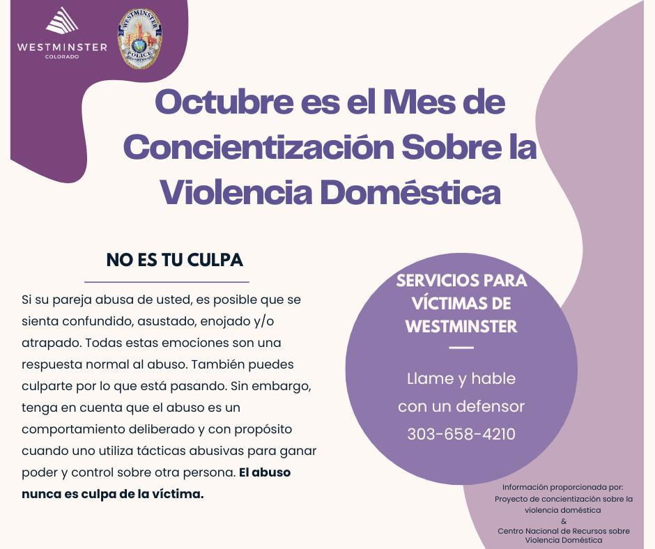 Domestic Violence Awareness Month