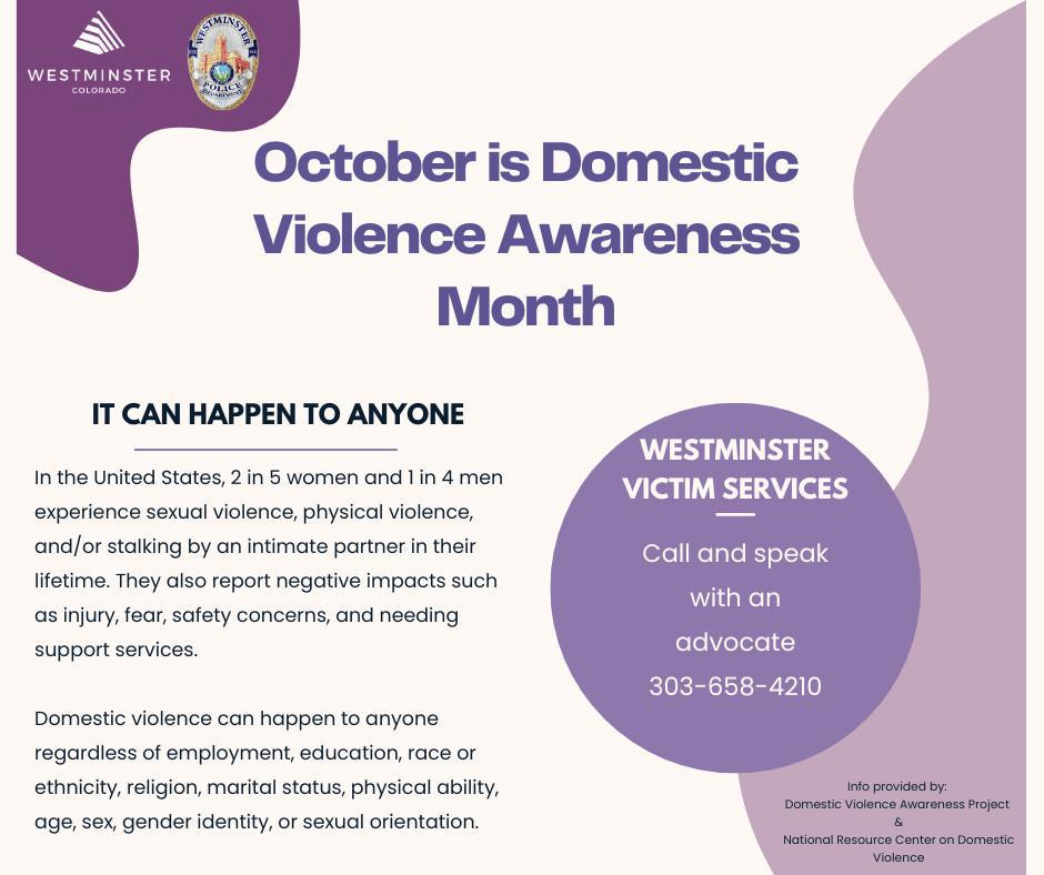 Domestic Violence Awareness Month