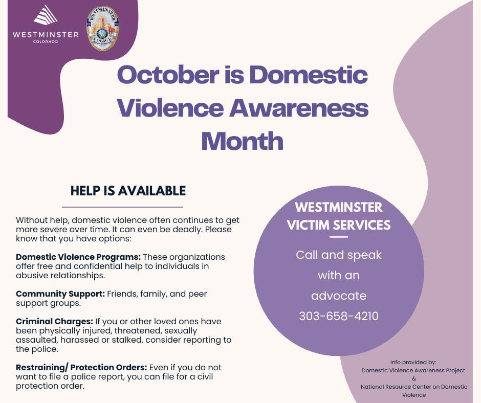 Domestic Violence Awareness Month