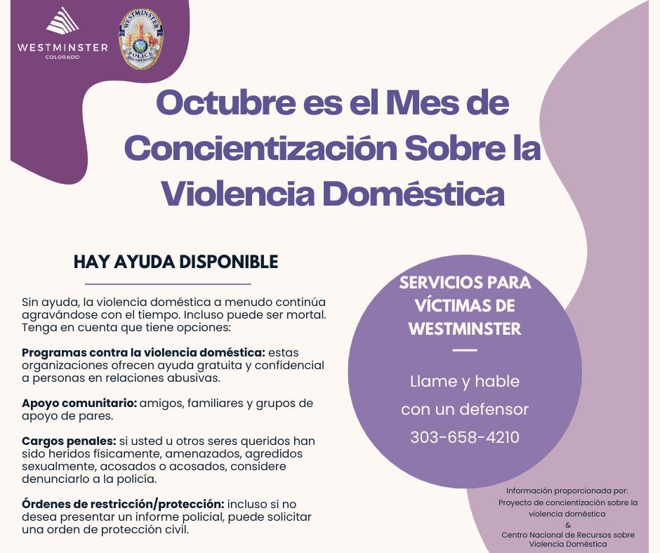 Domestic Violence Awareness Month