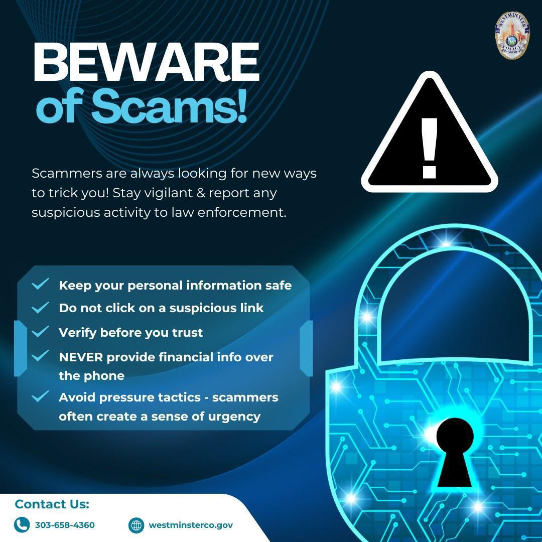 WPD shares information to identify common scams