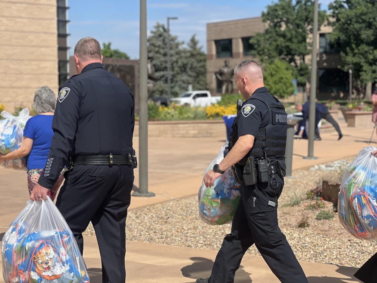 Care kits donated to support young victims of crime Care kits donated to support young victims of crime