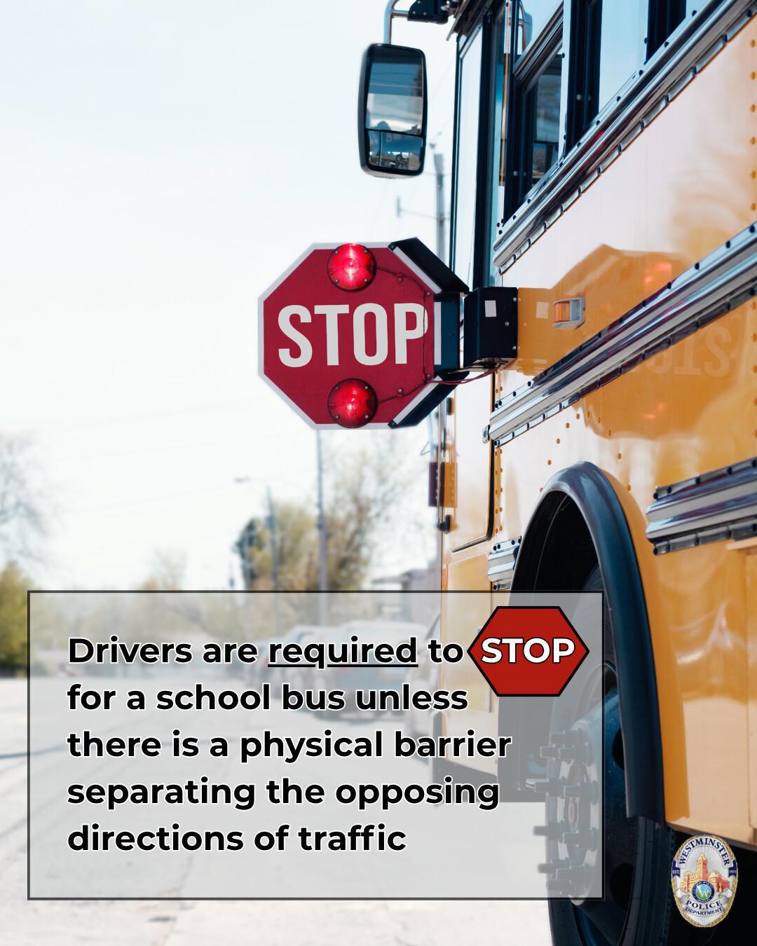 WPD reminds drivers of new school bus and motorcycle passing laws