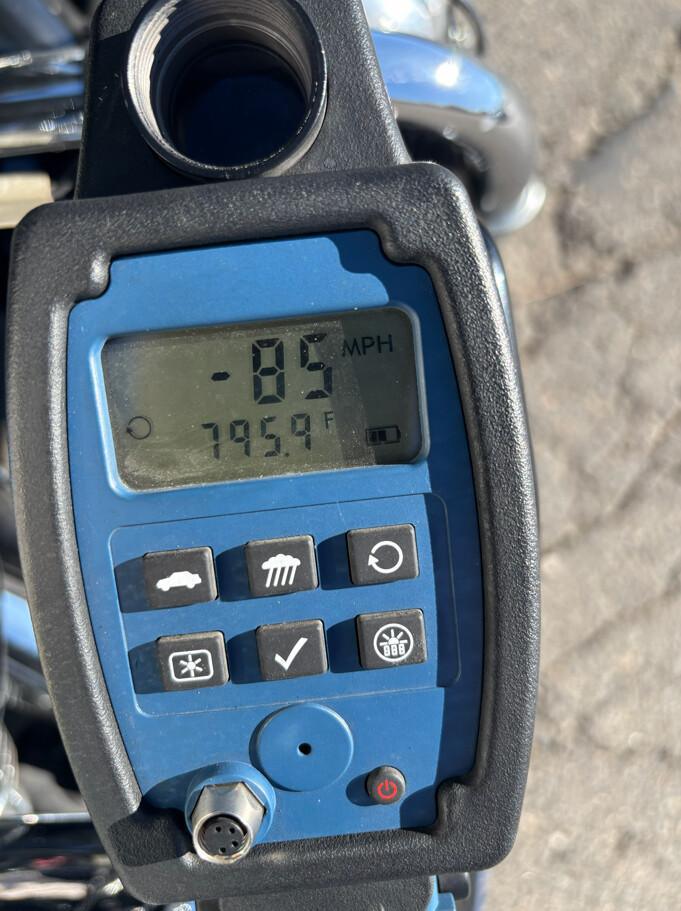 Driver arrested for excessive speeds, vehicle towed