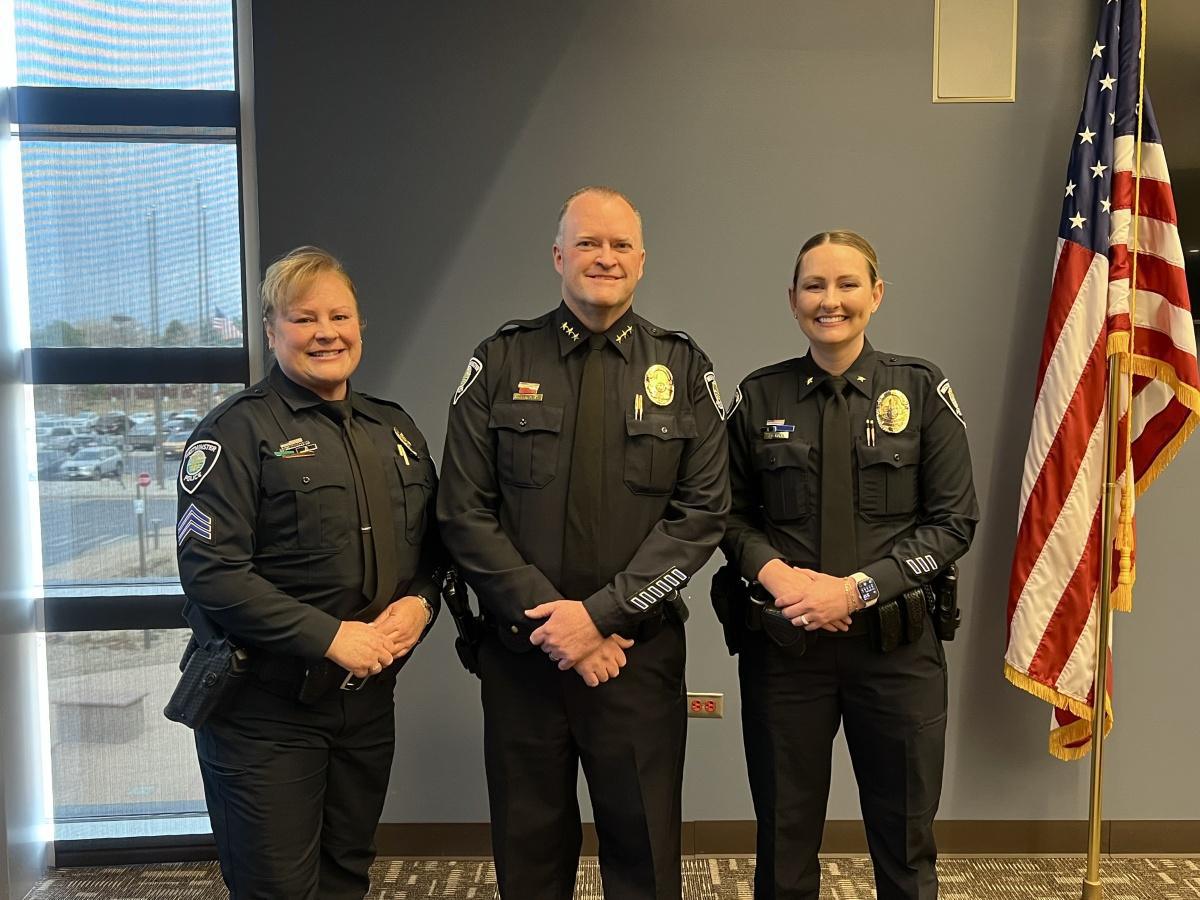 Congratulations, Commander Hall and Sergeant Spottke! Congratulations, Commander Hall and Sergeant Spottke!