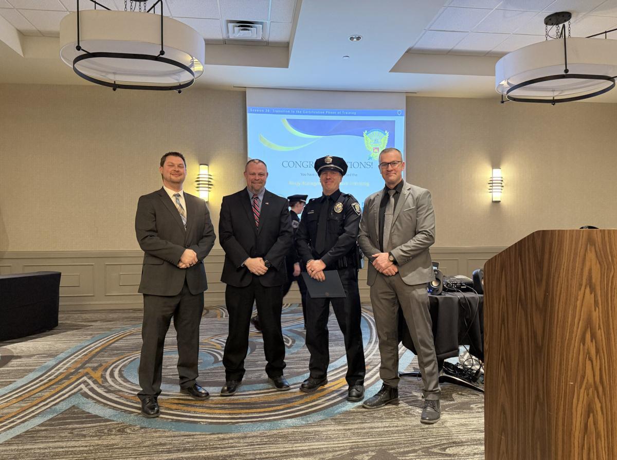 Officer Fleming graduates from NHTSA Drug Recognition Expert (DRE) School 