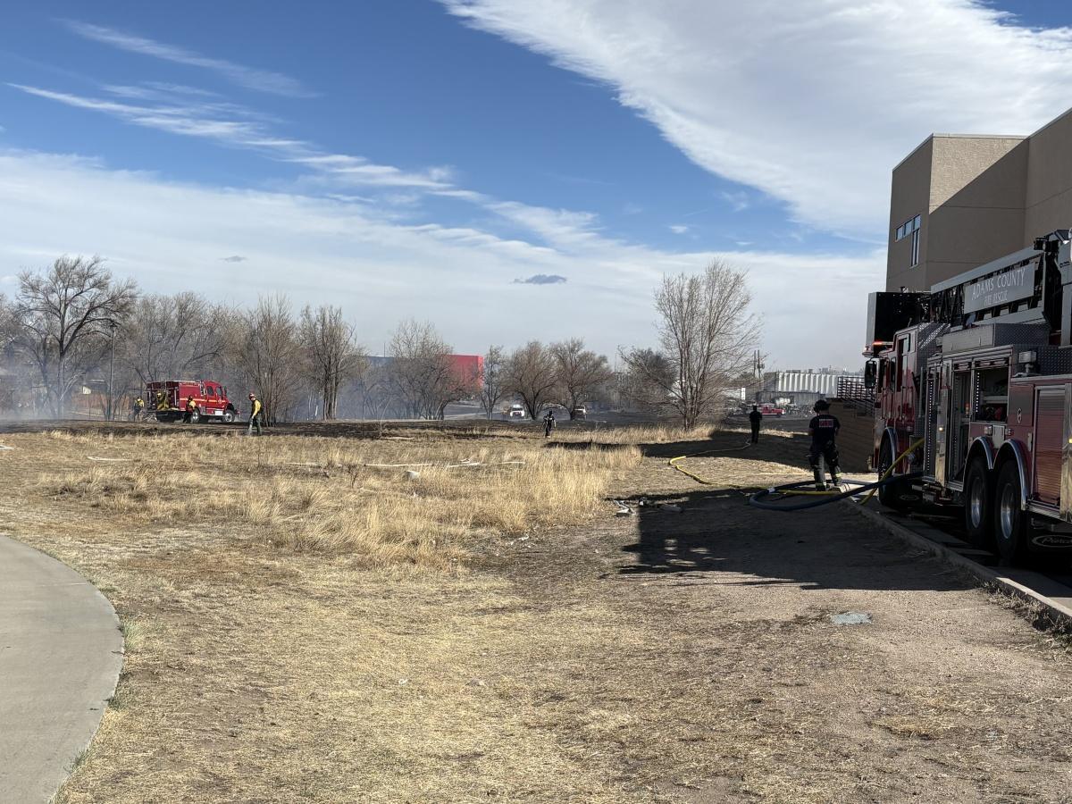 WPD and WFD assisting with fire burning in Thornton