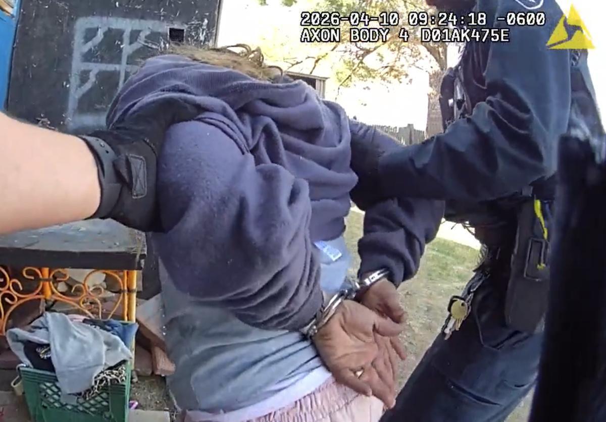 WPD officers arrest woman damaging garage with axe