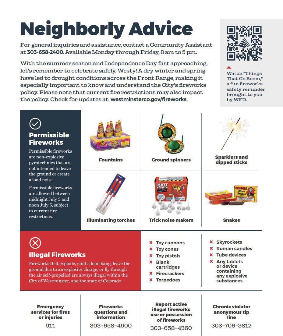 WPD highlights fireworks safety ahead of Independence Day WPD highlights fireworks safety ahead of Independence Day