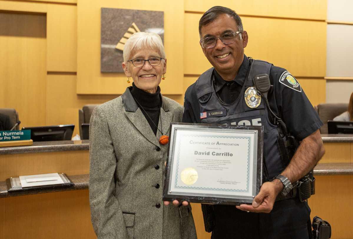 Officer Carrillo retires after 22 years with WPD, 35 years total of service