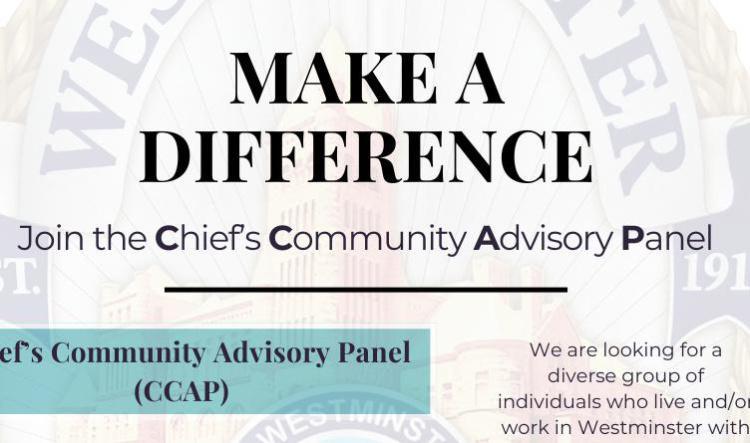 Join the Chief's Community Advisory Panel