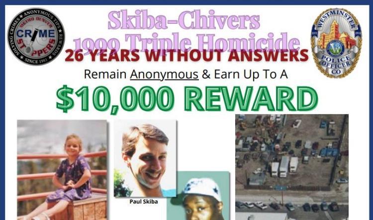 Tipsters could earn $10,000 to help solve WPD 1999 triple homicide