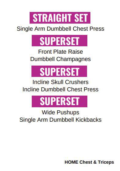 Chest & Triceps