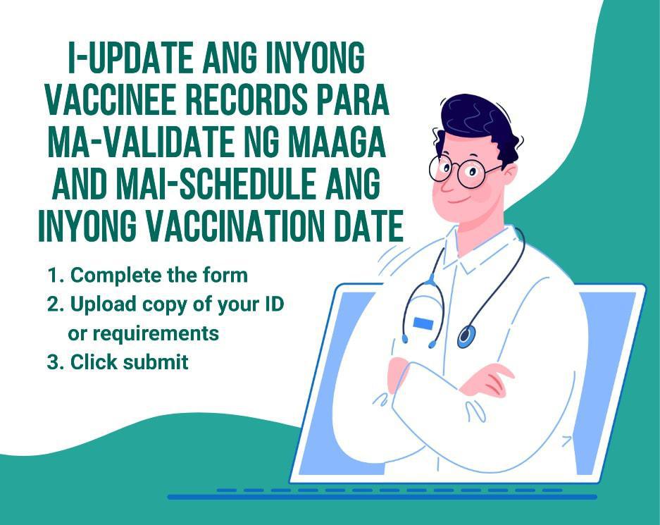UPDATE YOUR VACCINEE RECORD