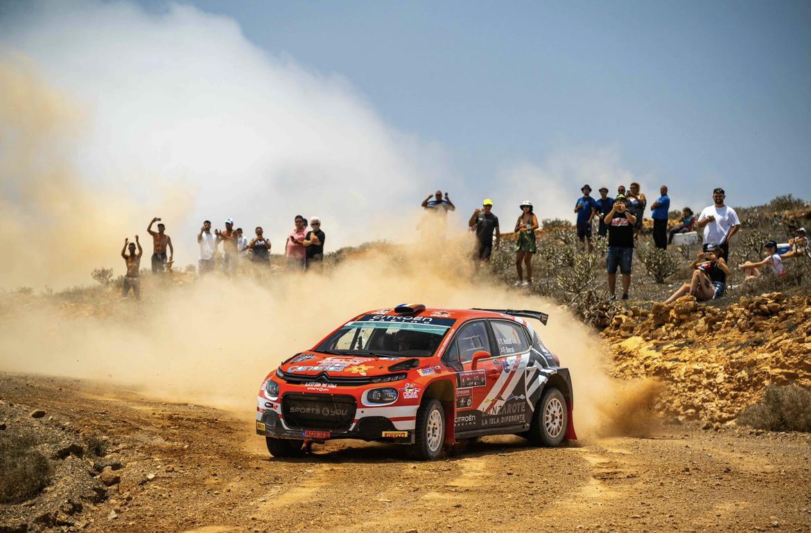 El líder de WRC2, Yohan Rossel, vence un duelo histórico con Yeray Lemes