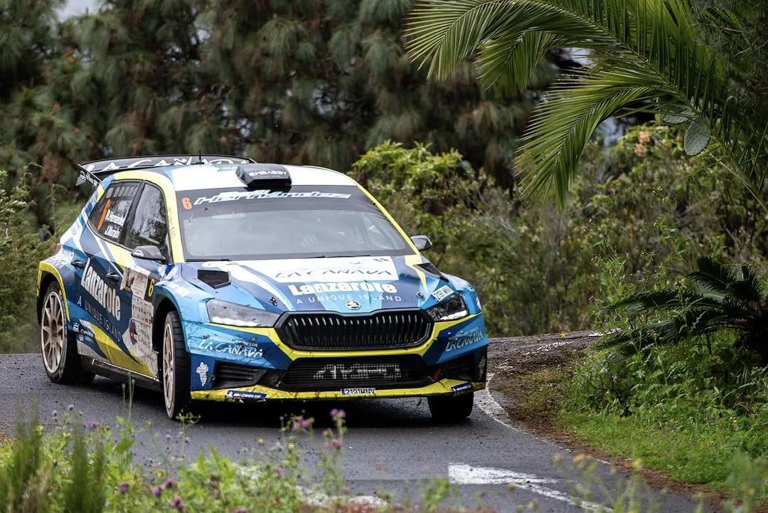 Segundo podio de Raúl Hernández y su nuevo Škoda Fabia RS Rally2