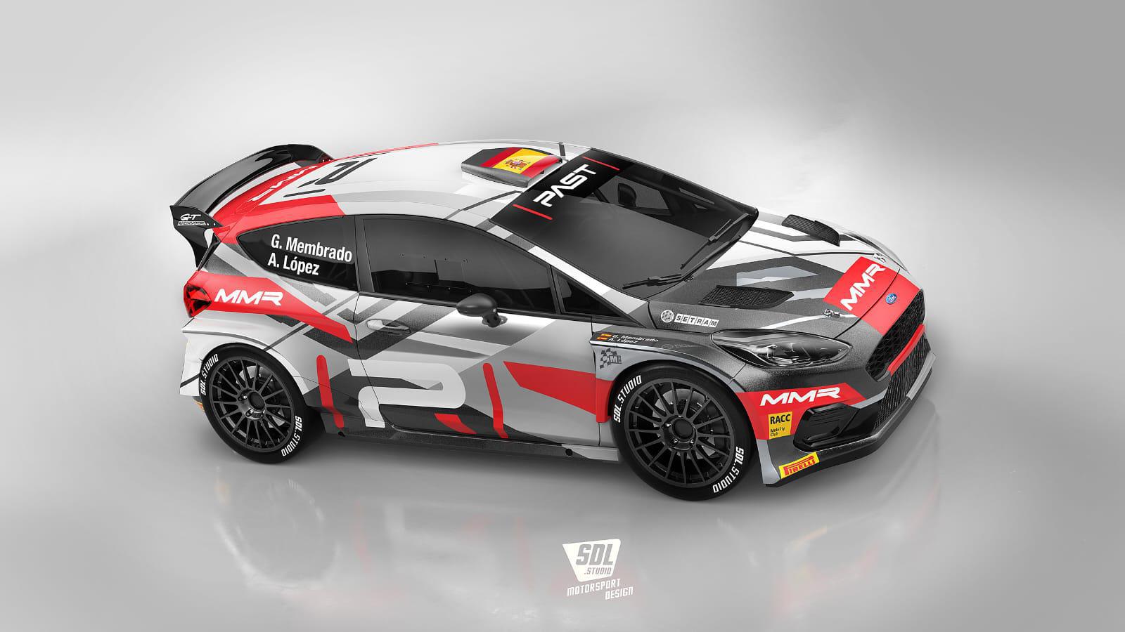 Gil Membrado, en la CERT - Rallycar 2024 con un Ford Fiesta Rally2 de ...