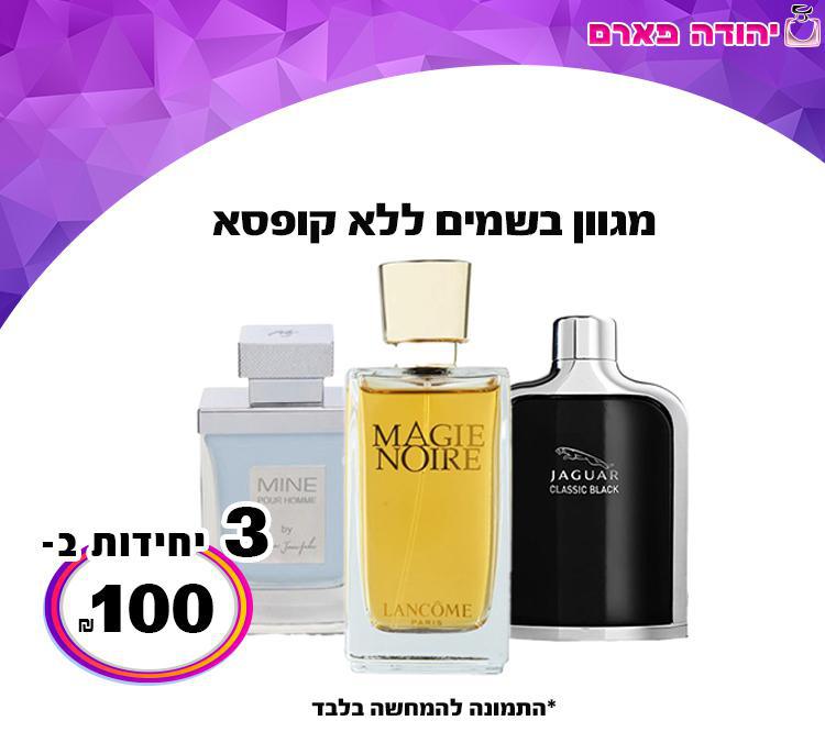 מגוון בשמים ללא קופסא ב100שח