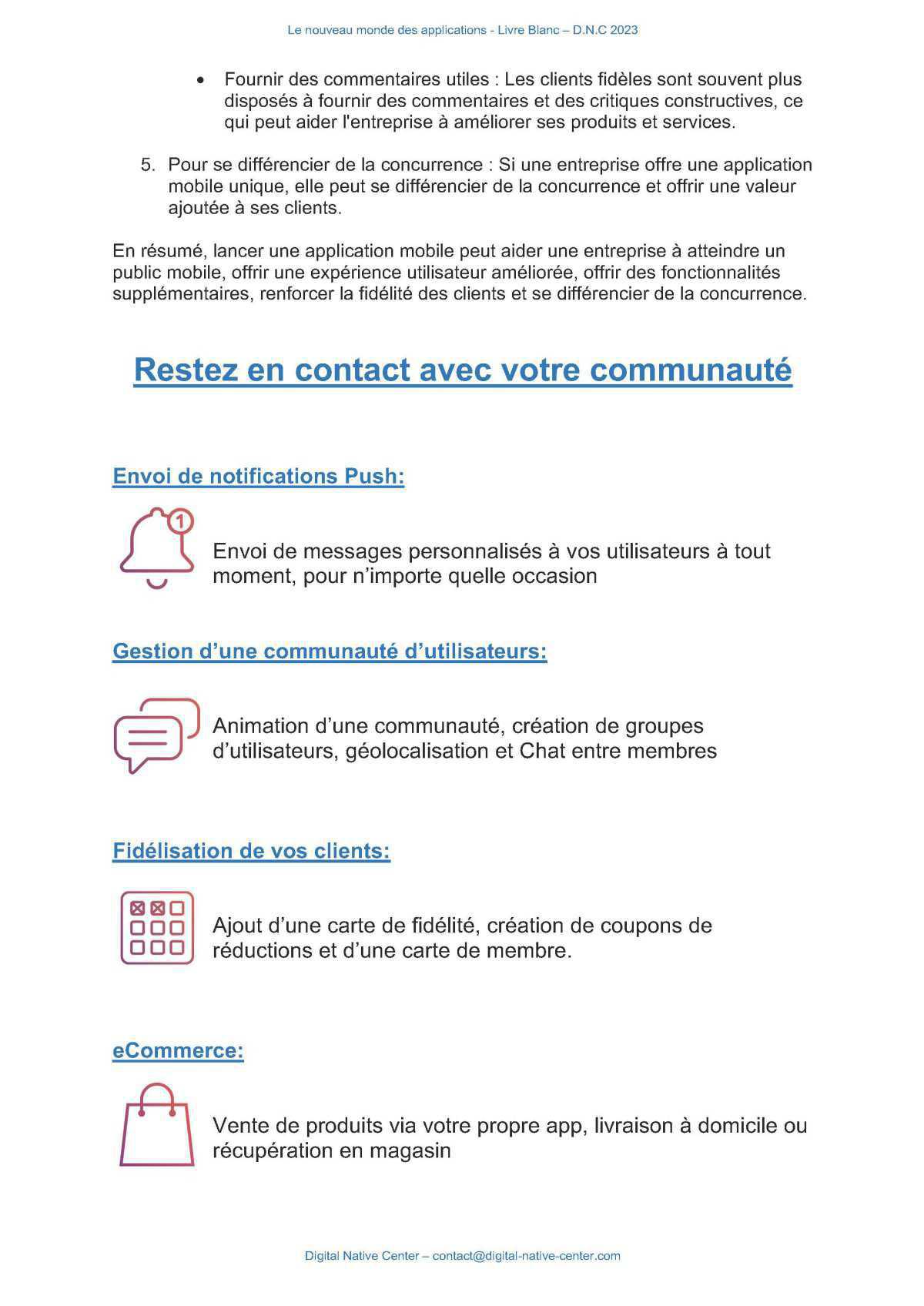 Bienvenue dans le nouveau monde des application mobiles