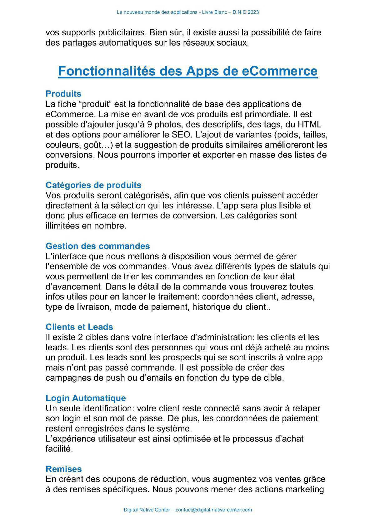 Bienvenue dans le nouveau monde des application mobiles