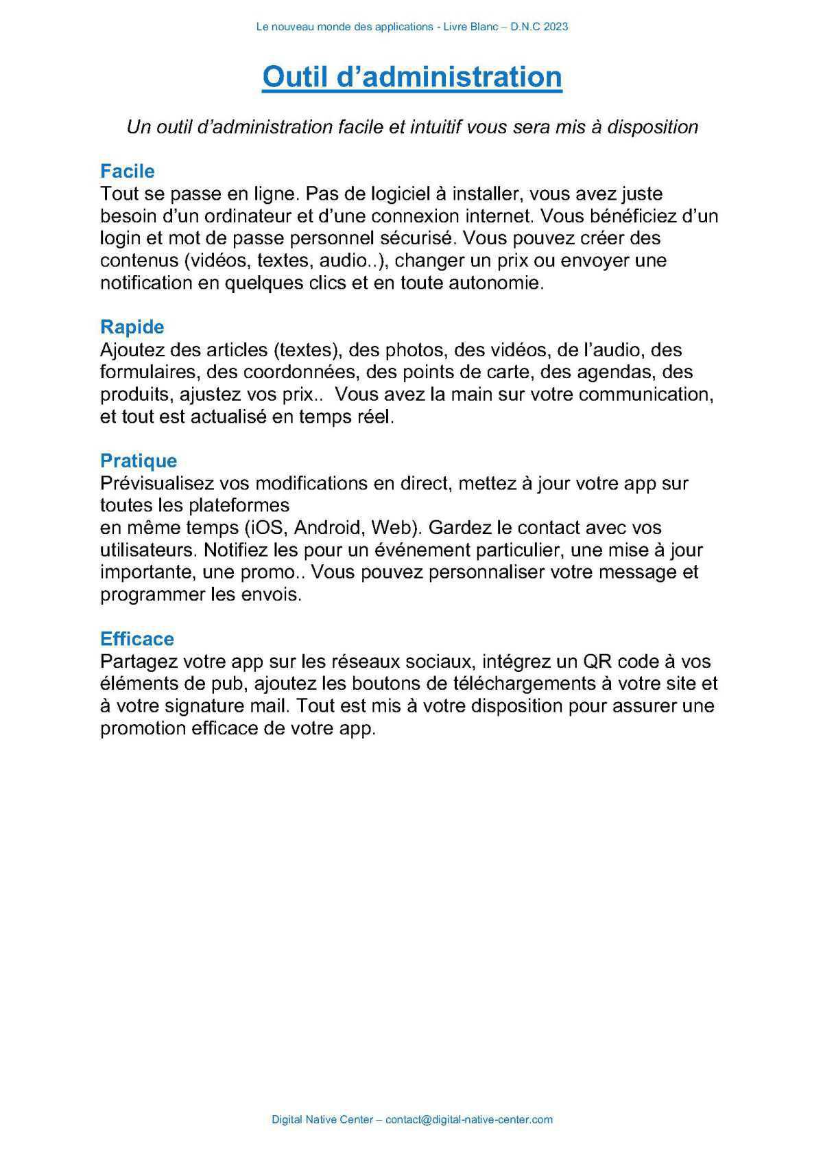Bienvenue dans le nouveau monde des application mobiles