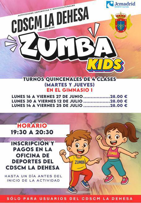 CURSILLOS INTENSIVOS VERANO 2025 CDSCM LA DEHESA