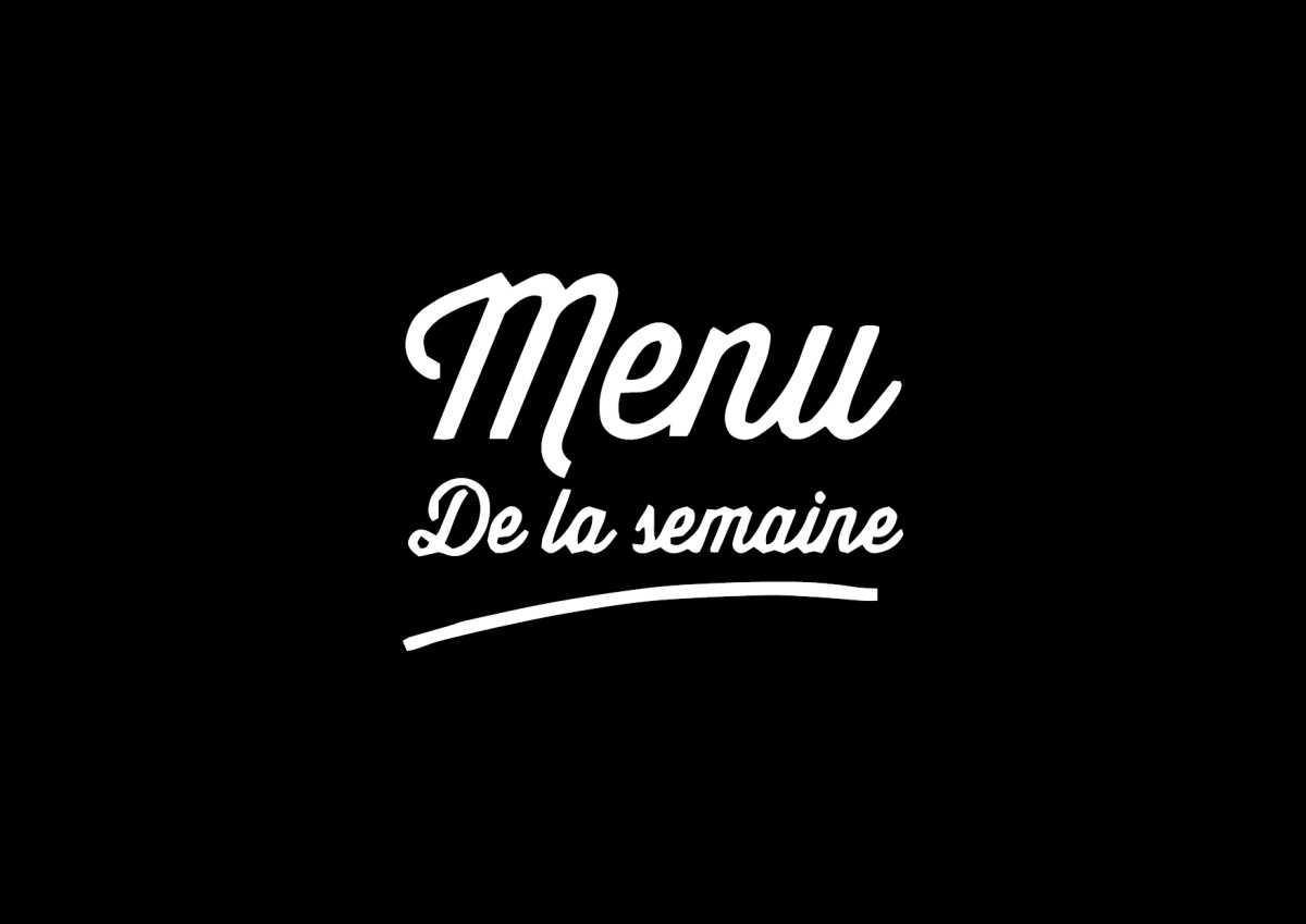 Menu des self Menu des self