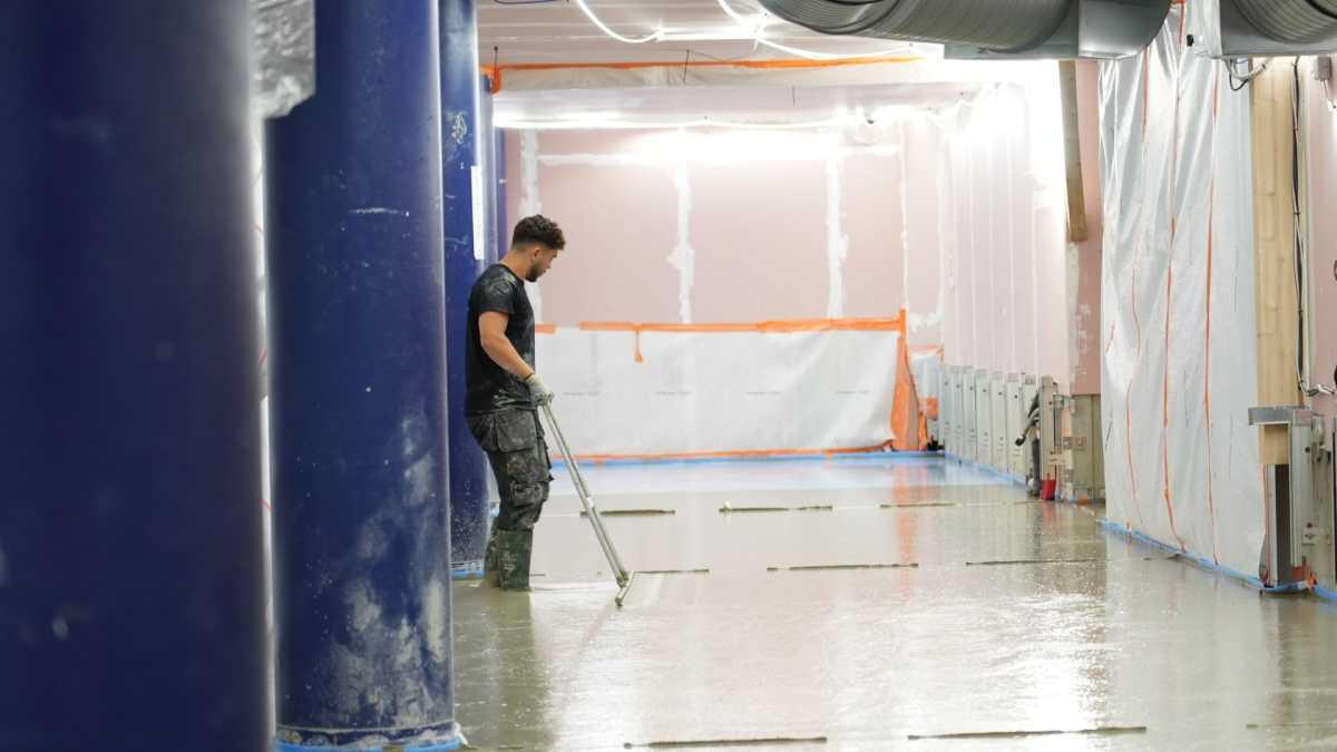 Point chantier – NHC, Atrium : photo de la phase 1