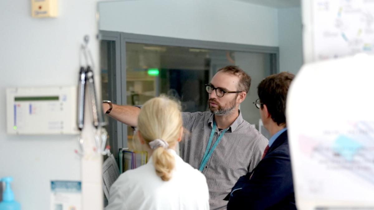 Visite du service de Néphrologie, Dialyse et Transplantation