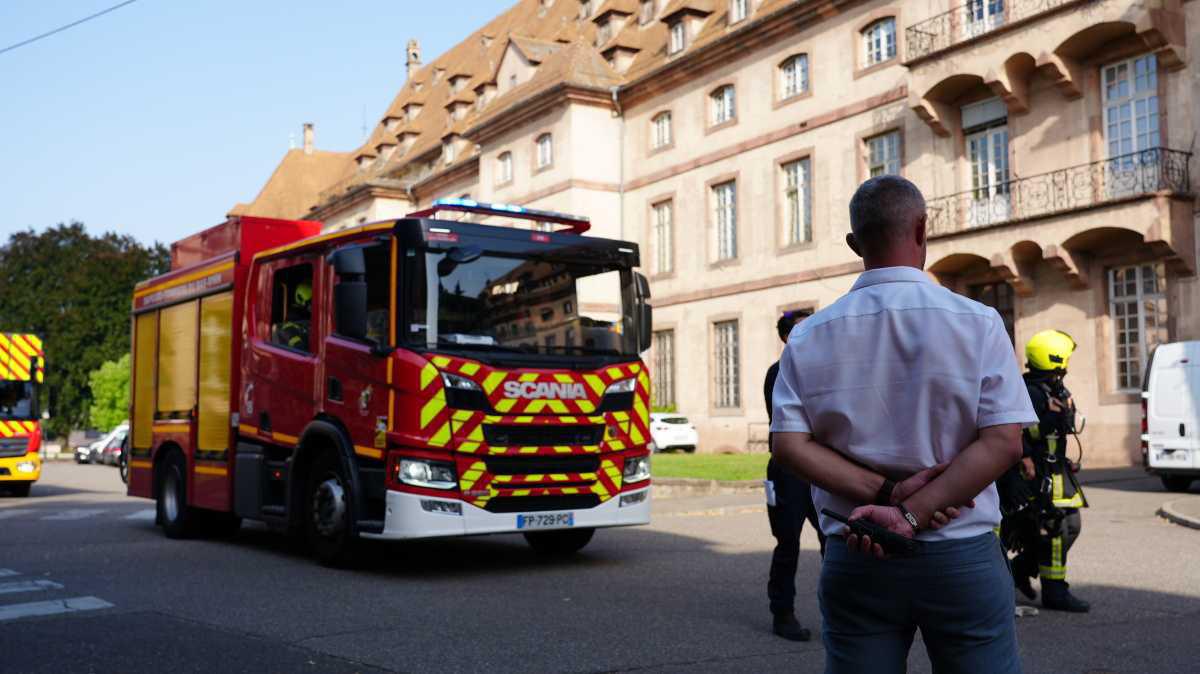 Exercice incendie grandeur nature au CHU de Strasbourg