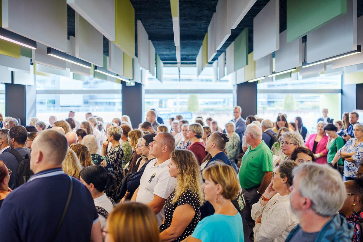 Remise de la médaille d'honneur du travail aux agents des HUS